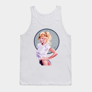Judy Landers, the blonde guest star of the 80s Tank Top